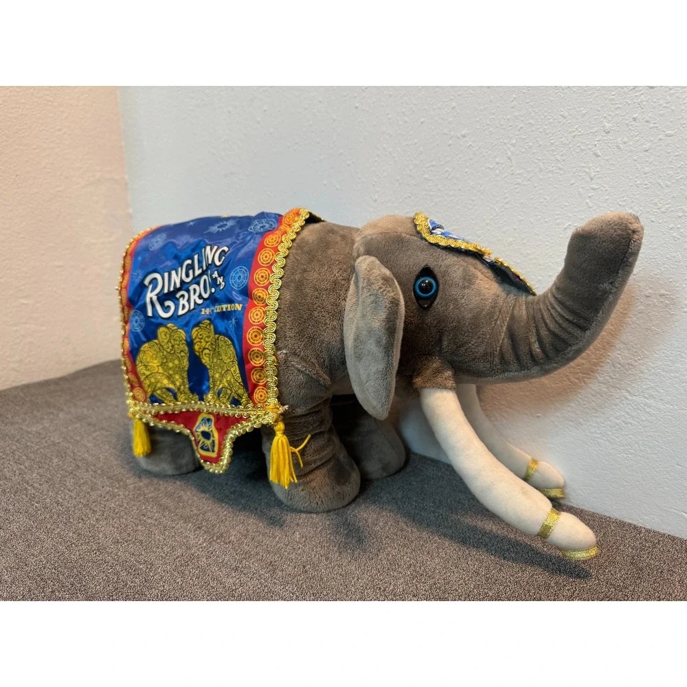 Ringling Bros. & Barnum & Bailey 144th Edition Circus Elephant Stuffed Plush Toy